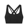 L-168 Kobiety Sportowe Biustonosz Quick Dry Wyściełany Odporny na wstrząsy Siłownia Ubrania Bielizna Fitness Running Sport Brassiere Topy Push Up Bras