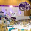 10 sztuk) Nowy Styl Wedding Metal Złoty Kolor Kwiat Wazon Kolumna Stojak na Ślub Centralna Dekoracja SEYU01275 210408