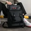 Backpack PU Leather Flip Gym Bag Men Fitness Sport Woman Trainning Rucksack Scooter Basketball Sneaker Travel 2022 Bacs