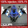 Ciało formy wtryskowej dla Suzuki GSXR 750CC 600CC 750 600 CC 2004-2005 43NO.70 GSXR-750 GSXR600 GSXR750 K4 2004 2005 GSXR-600 GSX-R750 04 05 OEM Zestaw ishing Blue Stock Blk