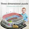 3D -pussel fotbollsplan Stadium European Soccer Playground Toys Gifts Puzzle for Children Build Montered Model Jigsaw W4D6 X07411054