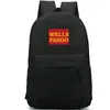 Wells Fargo Bank Bank Bank Pack Rich Man School Bag Badge Print Rucksack Sport School Touredoor Daypack