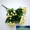 1 pièces 7 fourchettes fleur artificielle fruits artificiels 35cm fruits riches chanceux décoration de la maison plante artificielle en plastique fruits de bon augure