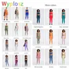 Wyplosz Yoga Set Sportwear Gym Clothing Women's Sport Suit Fitness Tracksuit 2 Piece High Elasticity Seamless Pants Bra 210802