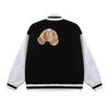 2023 Kvinnajackor Designer Jacket Embrodery Varsity Baseball Uniform Embrodiered Long Sleeve Outwear Coat Splicing Coats