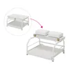 Elitzia ETST25 Portez des chariots de beauté Salons et salons de manucure Autres articles Chariot de chariot portable confortable doux pour le repos ou la pédicure