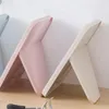 Spiegel Einseitiger Schminkspiegel Rechteckiger Waschtisch mit Klapphalterung Tisch Schreibtischständer für Mädchen Frauen LBE