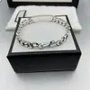 Hommes Femmes Mode Charme Bracelets Avec Lettres Motif Style Unisexe Argent Couleurs Lien Bracelet Boucles Jewelrys299J