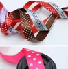 10mm 15mm 20mm 25mm 100YARDS / ROLL 1INCH POKE-A-DOT DOTS Silk Satin Ribbons för hantverk Bow Handgjorda Presentförpackning Party Bröllop Dekorativ Julförpackning