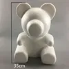 로즈 베어 fower 베어 15 cm / 20cm / 35cm 크기 배아 폼 roseonly 곰 금형 거품 플라스틱 꽃 인공 꽃 모델