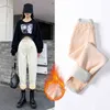 4 color mom jeans Woman Elastic Waist High wais Plus size Denim Pants Boyfriend Women Washed Cotton fashion 89i 210420