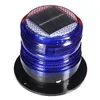 360° Solar Power Pactrade Marine Boat Pontoon Navigation Anchor LED Light Magnet Adsorption - Red Blue