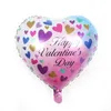 Ballons en Film d'aluminium pour la saint-valentin, 18 pouces, décor de fête d'anniversaire de mariage, nouvelle collection