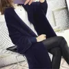 Imitation Mink Velvet Good Quality Does Not Lint Autumn Winter Cardigan Sweater Shawl Coat Korean Temperament Fashion Cape 210427