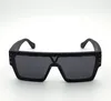 Designer de luxe de mode Z1583 Waimea Lunettes de soleil Hommes Vintage carré Mat matériel Lettre imprimer lentille lunettes Extérieur Anti-Ultraviolet viennent avec étui