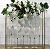 100 cm Długi Wedding Flower Row Centerpiece Żelazo Rack Decoration Urodziny Ciasto Deserowe Uchwyt Tabela Metalowe Cokoły Dla Etapy Stage Tackdrops DIY Rama