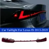 Lexus IS200 IS250 IS300 IS35 IS350 후면 트렁크 스포일러 Taillights Turn Signal Lamp 2013-2019의 LED 브레이크 테일 라이트 어셈블리