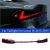 مجموعة مصباح LED لانتقال ذيل LED لـ LEXUS IS200 IS250 IS300 IS350 IS350 TRUNK SPOILER SPOILER MAILLITES LAMPERS LAMP 2013-2019