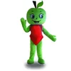 Halloween-Maskottchen-Kostüm mit grünem Apfel, Top-Qualität, Cartoon-Frucht, Anime-Thema, Charakter, Erwachsenengröße, Weihnachten, Karneval, Geburtstag, Party, Kostüm
