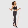 Bolso lateral calças esportivas mulheres039s leggings correndo fitness ginásio roupas de alta elasticidade nu yoga calças treino capris comprimento completo6989170