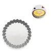 Mini Tart Pan Avtagbar Botten Non-Stick Round Quiche Bakeware Cakes Desserter Cookie Pudding Mote 4-tums XBJK2105