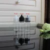 30 мл пластиковые бутылки-капельницы из ПЭТ с двойными крышками и сосками в форме ручки, 100 шт., бутылка прозрачного цвета