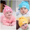 Baby Cap Cartoon Animal Double Printting Cotton Knit Beanie Hats For Toddler Boy Girls Spring Autumn Winter Headwear 2091 Q2