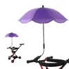 Bébé Poussette Parapluie Galvanoplastie Poignée Flexible Soleil Parapluies Clip Alliage Parasol Enfant Crème Solaire Multi Fonction