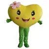 Costume della mascotte del cuore adorabile di Halloween Personaggio dei cartoni animati di peluche di alta qualità Personaggio a tema per adulti Costume da esterno per feste di compleanno di carnevale di Natale