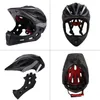 Мотоциклетные шлемы Детские многофункциональные спортивные полноценные шлем с задними фонарями для велосипедных и на коньках аксессуаров F
