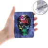 Colorido Cráneo Seco Herbaco Tabaco Spice Miller Fumar Cigarette Stash Case Almacenamiento Mano Paquete Bolso Hoja de contenedor de alta calidad Pocket DHL gratis