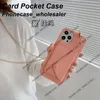 Fundas para teléfono con billetera y tarjeta de diseñador para iPhone 15 14 13 12 11 pro max Monedero de cuero Hola calidad 18 17 16 15pro 14pro 13pro 12Pro 11pro X Xs Xr 7 8 Plus Estuche con logo Box