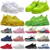 Triple S Retro Clear Sole Triple S Sneaker Women Men Running Running Platform Trainers Triple-S Designers de Runner Flato Vintage ao ar livre