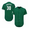 Baseball 33 Jesse Winker Jersey 83 Jose Garcia 34 Mark Payton 2 Jonathan Indien Mike 9 Moustakas röd vit grå grön lagfärg