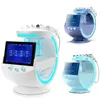 Smart Ice Blue 7 в 1 Лица для лица Hydra Water Dermabrasion Peel Deep Clean Microdermoabrasion Кислородный распылитель с анализатором кожи Управление красотой