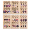 Keychain 100 Stacksbatch hundratals stilar Acryl Anime High Quality Chibi Hanger Accessories263J