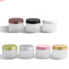 Conteneurs cosmétiques vides de gel 5oz avec couvercles en aluminium 150g échantillons de crème de crème emballage 20pcsgoods