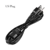 1.2M 3 PIN EU US AU UK Plug Computer PC Cavo di alimentazione CA Cavo adattatore per stampante Netbook Laptop Giocatori Fotocamere Europa Powe Spine per elettrodomestici