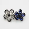 Hair Clips & Barrettes Fashion Headwear Crystal Rhinestone Hairpin Tide Women Blue Accessories Jewelry Lady Girl Wedding Hairpins