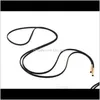 Подвески Ювелирные Изделия Сексуальные Chokers Metal Bar Vee String Cand Choker Boho Wrap Tie Ожерелья Drop Доставка 2021 WBJ3