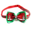 Christmas Holiday Pet Cats Dog Collar Bow Tie Adjustable Neck Strap Cats Dogs Grooming Accessories Pet Decoration Cat Dogs