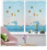 Window Stickers Sea Whale Custom Size Glass Foil Static Cling Frosted Removable Decals Tint Film For Door Cabinet Wardrobe DIY 40cmx100cm