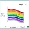 핀 브로치 보석 무지개 LGBT 브로치 만화 하트 깃발 깃발 양 마우스 에나멜 레즈비언 게이 프라이드 배지 애호가 옷 옷깃 핀 선물