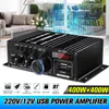 Ak380 800W 12V Power Amplifier 5 0 Stereo Home BASS o Amp Music Player bluetooth Car Speaker Class D FM USB SD232Q