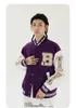 Hip Hop Furry Bone Patchwork Color Block Vestes Hommes Harajuku College Style Bomber Jacket Hommes Baseball Manteaux 3 couleurs