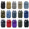 Rugzak Wandelen Waterdichte Tas 50L Mannen Leger Tactische Rugzak 3P Softback Outdoor Camping Hunting Tassen met Regencover