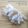 Foto Clip Lampa LED String Lights 2M 3M 4M Battery Operowane Boże Narodzenie Wakacje Party Wedding Decoration Fairy Light