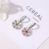 Convient aux bracelets Pandora 20pcs été étincelle marguerite fleur cristal émail pendentif breloques perles breloques en argent perle pour les femmes bricolage collier européen bijoux