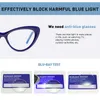 AOFLY BRAND DESIGN Cat Eye Blaues Licht Blockierende Brille Damen Mode Computer Gaming Optik Brillengestelle Weiblich UV400