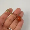 2022 NYA REAL CARNELIAN CRYSTAL PENDANT NECKLACE WIRE WAPDE 18K GULD PLATED Red Agate Healing Stone For Women Handgjorda smycken Partihandel